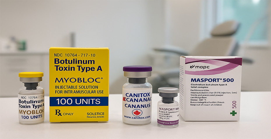 تفاوت بوتاکس مصپورت کنیتوکس مایوبلاک